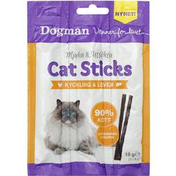 Dogman Cat sticks 3-p Kylling/Lever