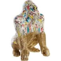 Dkd Home Decor Prydnadsfigur Gyllene Harts Multicolour Gorilla 28,5 Prydnadsfigur