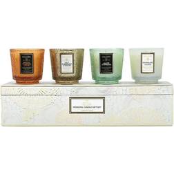 Voluspa Giftset 4 Petite Pedestal Candle Japonica Winter Doftljus