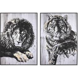 Dkd Home Decor Tiger Kolonial 103 Tavla