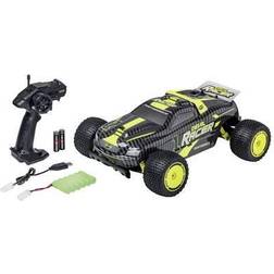 Carson RC Sport Devil Racer Gul Brushed 1:10 RC-modelbil Elektronik Truggy RtR 2,4 GHz