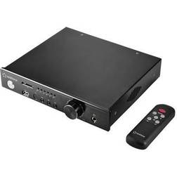 Renkforce RF-WAM-300 Amplificatore Stereo 2 x 50 W Nero Bluetooth USB