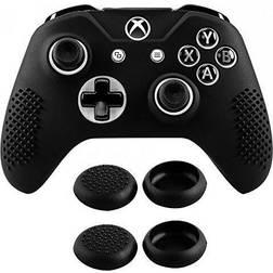 eXtremeRate Soft Anti-Slip Silikon Controller Cover Skins Thumb Grips Caps Skyddsfodral X S Controller