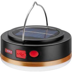 Goobay LED Solar Camping Lampe inkl. fjernbetjening