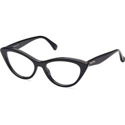 Max Mara Damen MM5083 001 Rahmen Von Brillen Acetat Schwarz