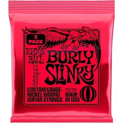 Ernie Ball 3226 Nickel Wound Strings Burly Slinky 3 Pack