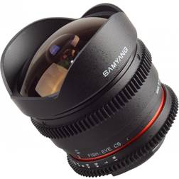 Samyang FISHEYE glas 8 mm T 3,8 VIDEO DSLR micro fyra tredjedelar