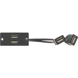 Electronics WU-2AA Dual USB-A USB-A