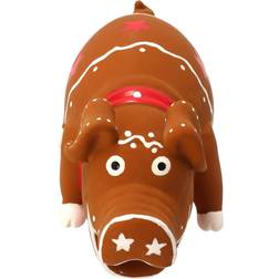 Dogman Julleksak Pepparkaksgris Brown 15cm