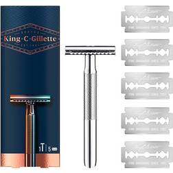 Gillette King C Rasierhobel EDK32.19 Silber