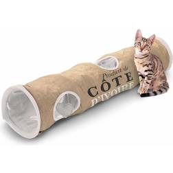 vidaXL D&D Kattunnel Cote d'Ivoire 25x120 brun