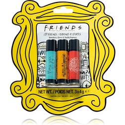 Friends Lip Balms Läppbalsam Strawberry, Cherry & Vanilla 3x4