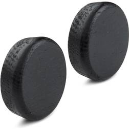 Gejst Flex Button magnet 2-pack black-stained Wanduhr