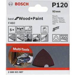 Bosch Schleifblatt F460 93 mm 5er-Pack