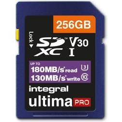 Integral UltimaPro SDXC Class 10 UHS-I U3 V30 256GB