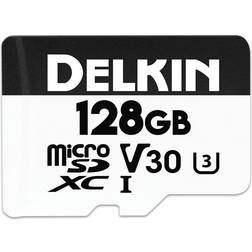 Delkin Advantage microSDXC Class 10 UHS-I U3 V30 100/75 MB/s 128GB +SD Adapter