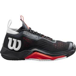 Wilson Rush Pro Surge Mens Tennis Shoes Black/White/Poppy