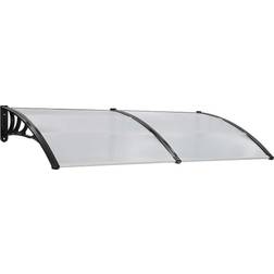 vidaXL Trasparente, Bianco, Nero, Grigio Entrance ceiling 45627