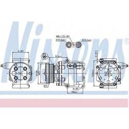 89358 Compresseur De Climatisation SCROLL90V 12 PAG 56 R134a Avec Huile