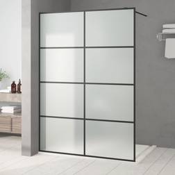 vidaXL brusevæg 140x195 sikkerhedsglas