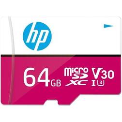 HP MicroSDXC Class 10 UHS-I U3 V30 100/85 MB/s 64GB +SD adapte