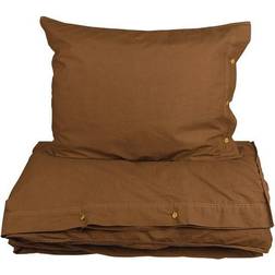 Fondaco Bäddset Hygge 220x210 Konjak Påslakan Brun