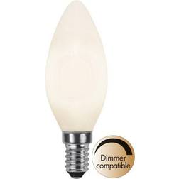 Star Trading LED-lampa E14 kronljus opal 5W(39W) dimbar