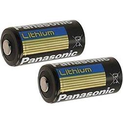 Panasonic CR123 CR123A 3V Lithium Battery (2 Pack)