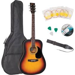 Encore Dreadnought Acoustic Guitar Outfit Sunburst