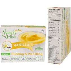 Simply delish Sugar Free Instant Pudding Mix Vanilla