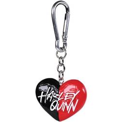 DC Comics Harley Quinn Heart 3D Keyring