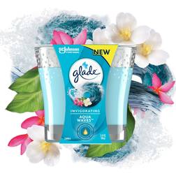 Glade Jar Candle Air Freshener, Aqua Waves, 3.4