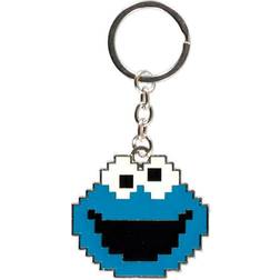 Difuzed Sesame Street Cookie Monster Metal keychain