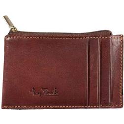 Tony Perotti Card Wallet With Zipper Compartment