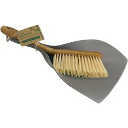 JVL 20-305 Bamboo Dustpan and Bristle Brush