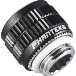 Phanteks Glacier 12mm Hard Tube Fitting G1/4 Raccord Pour Système De Refroidissement Par Liquide Noir Satin