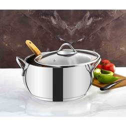 Evimsaray Sevval Series Stainless 20cm with lid