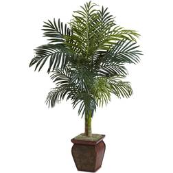 Nearly Natural 4.5' Golden Cane Palm Tree with