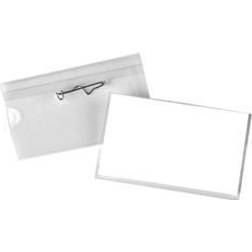 Pavo Pin Name Badge 54x90mm 50-pack