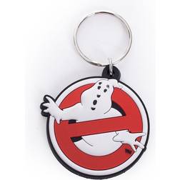 Pyramid Ghostbusters logo Keyring Logo Keychain Rubber Gift International ghostbusters keyring logo