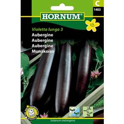 Hornum Aubergine, Violetta lunga 3 C 1403 Grøntsagsfrø