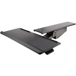 StarTech Under Desk Keyboard Tray Height Adjustable with Mouse Pad