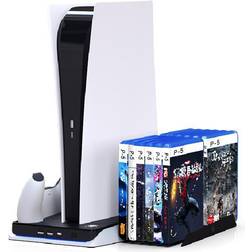 Imp Gaming Playstation 5 DLX Multi-Function Console Stand - Black/White