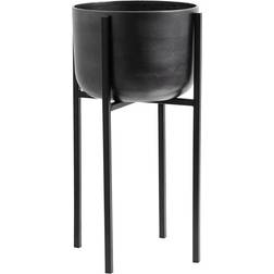 Nordal Planter on stand, medium, black