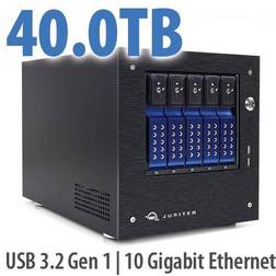 OWC Jupiter Mini 5-Bay Desktop NAS Server 40TB HDD