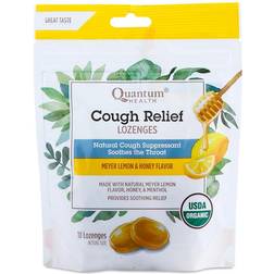 Cough Relief Organic Bagged Lozenges Meyer Lemon Honey 18 Count