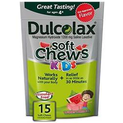 Dulcolax Kids Soft Chews Saline Laxative Watermelon Constipation