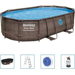 Bestway Ensemble de piscine Power Steel 488x305x107 cm