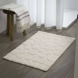 Sealskin Bath Mat Pebbles Ivory Beige, Hvit