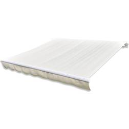 vidaXL Tendone Parasole in Tela Crema 450x300 cm